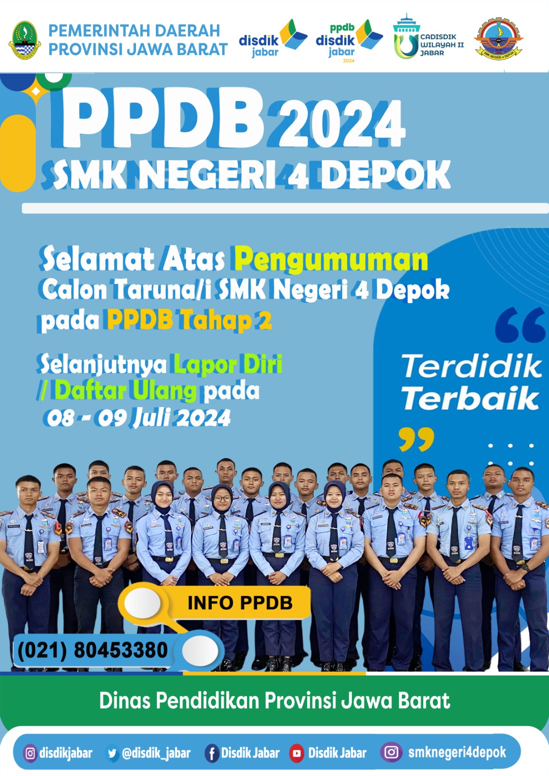 banner ppdb tahap 2 daftar ulang