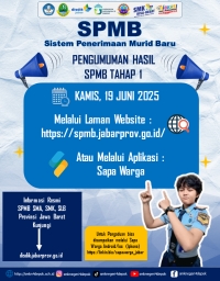 Pengumuman SPMB Tahap 1 TA 2025/2026